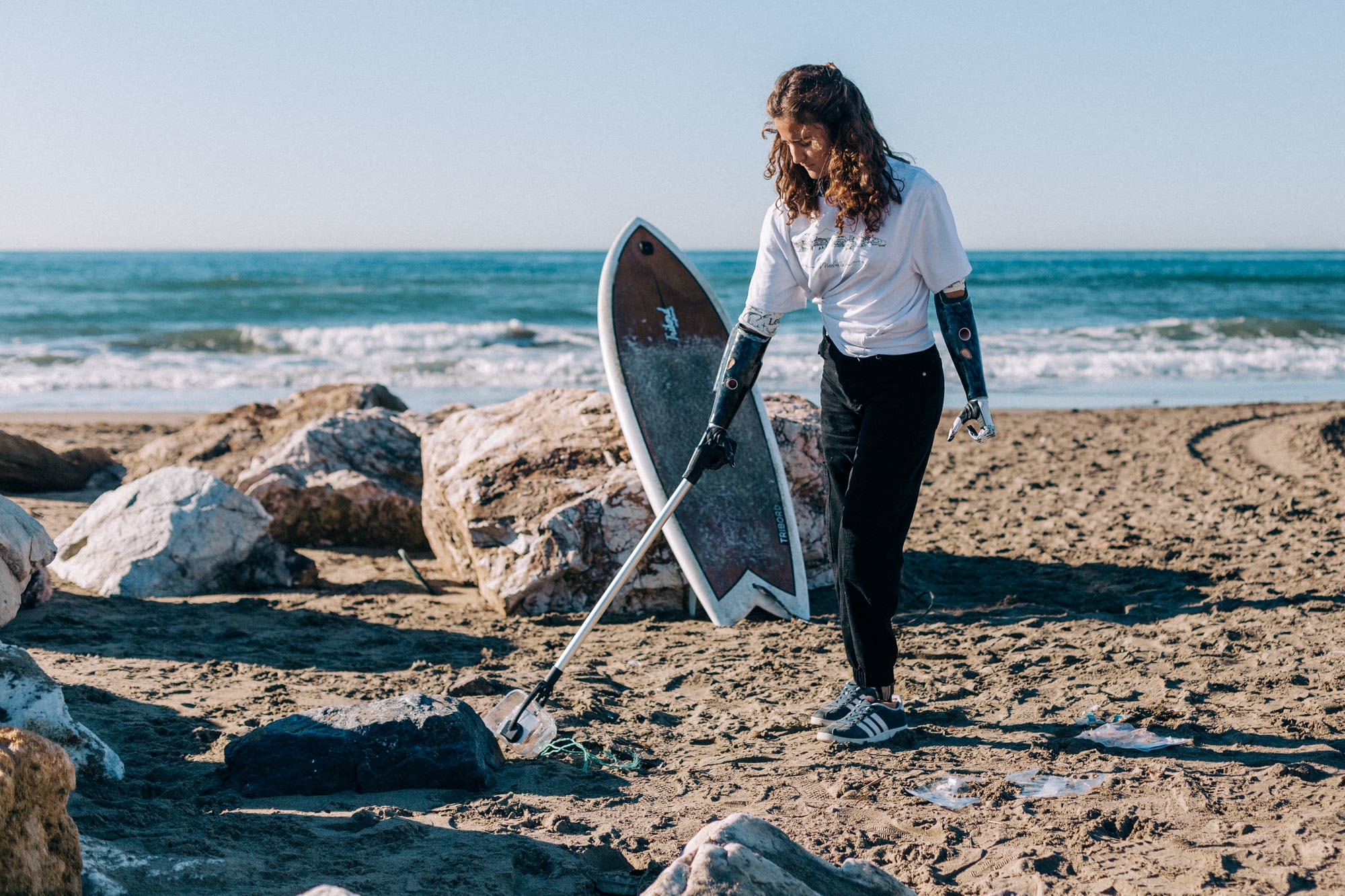 En este momento estás viendo Tabla de surf reciclada para Sarah Almagro
